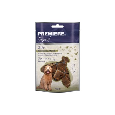 PREMIERE Poslastica za pse Insect Bites crvi s mrkvom, 100 g