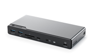 ALOGIC Docking stanica DV4, 14-in-1, Quad Display, USB-C PD, Space Gray