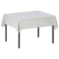 Tkanina za stol pravokutna 140 x 160 cm, bijela