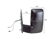 ALKAR Retrovizor Iveco Daily 00-06, lijevi, električni, grijani, srednja ruka