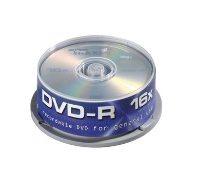 TRAXDATA DVD-R medij, 16×, cake, 25 kom