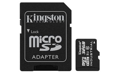 KINGSTON Memorijska kartica microSDHC Industrial, 32GB, Class 10, UHS-I, U3, V30, A1, s adapterom