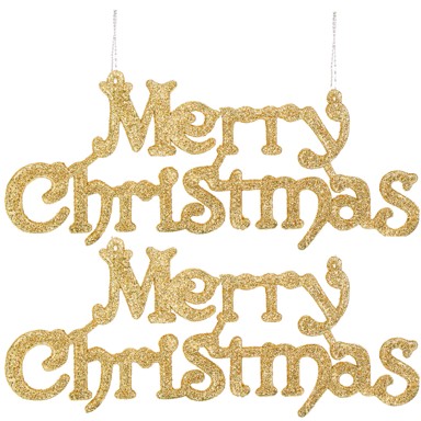 SPRINGOS Set božićnih ukrasa 8x22 cm, 2 komada  