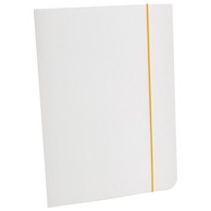 Fascikl klapa s gumicom karton kraft A4 6563, bijeli