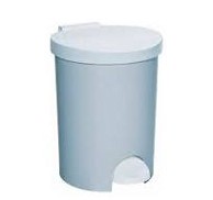 CURVER Koš s pedalom okrugli bijela