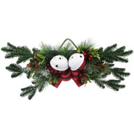 Božićni vijenac za vrata - 64 x 11 x 23 cm