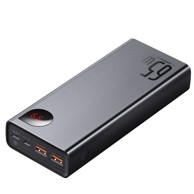 BASEUS Powerbank, 20000 mAh, crni