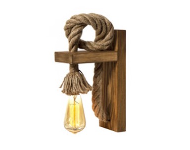 Zidna rasvjeta SPOON, smeđe/zlatna