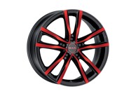 MAK Aluminijska felga Milano 8,0x18 5x112 ET50 CB57,1, crno-crvena