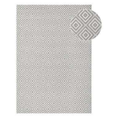 NORTHRUGS Vanjski tepih Karo 80x150 cm, sivi