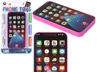 Dječji telefon, s glazbom i svjetlom, rozi