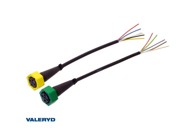 VALERYD Adapter s bajonet priključkom 4+5 pinova s kablom 200mm (2 kom žuti/zeleni) 3069017