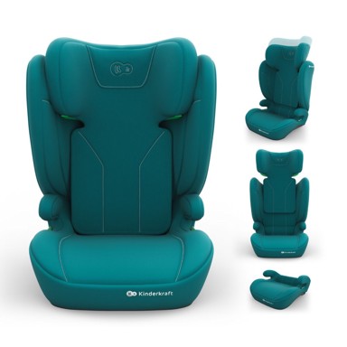 KINDERKRAFT Autosjedalica I-Spark 2 Plus i-Size, 15-36 kg 100-150 cm bez ISOFIX-a, zelena