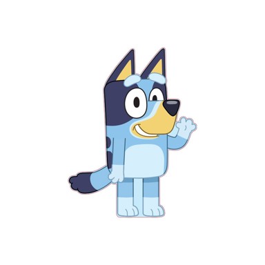 JERRY FABRICS Dječji jastuk od flisa 25x33 cm Bluey