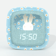 MOB Budilica i svjetiljka Billy Clock Blue Flower
