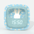 MOB Budilica i svjetiljka Billy Clock Blue Flower