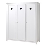 VIPACK Bijela dječja garderoba 159x191x57 cm Amori