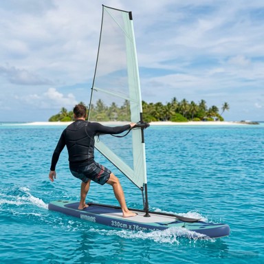 HYDROS SUP daska s jedrom, 330 x 76 x 15 cm, tirkizna
