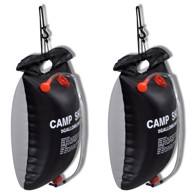 Prijenosni tuš za kampiranje zapremine 20L, 2 komada