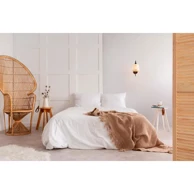 Zidna lampa Intra, E27, 12 W, natural i crna