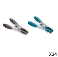 FIVE Kvačice za odjeću, plastika, višebojne, 24 kom, 1.5 x 3.5 x 8.5 cm