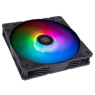 SILVERSTONE Računalni ventilator Shark Force, ARGB, 140mm, crni SST-SF140B-ARGB