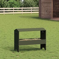 Hranilica za stoku maslinasto zelena 79 x 35 x 62 cm
