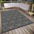 HANSE HOME Vanjski tepih Pangli Black 200x290 cm, crno-bijeli