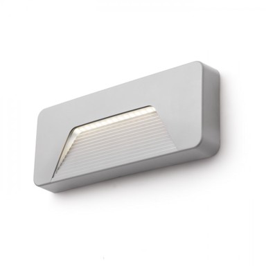 RENDL Zidna lampa, Reno SQ INDR, 230V, LED 3W, IP65, 3000K, siva