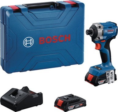 BOSCH Professional Aku udarni odvijač GDR 18V-215, 2x 2.0 Ah, kovčeg