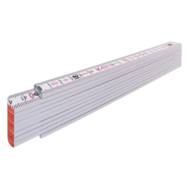 STABILA Drveni sklopivi metar serija 700 tip 1707 s kutnom shemom 2 m, bijela