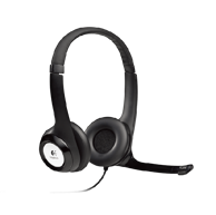 LOGITECH Slušalice H390, žičane, za ured/call centar, USB Type-A, crne