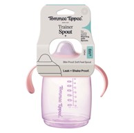 TOMMEE TIPPEE Čašica s usnikom i ručkama 240 ml, ružičasta