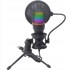 DEXXER Mikrofon USB, RGB LED, stajaći, s tronošcem