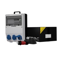DOKTORVOLT Gradilišni razvodni ormar s mjerilom TD S/Ø3x230 V Schuko