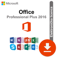 MICROSOFT Elektronička licenca OFFICE 2016 PROFESSIONAL PLUS ESD
