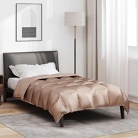 Zimska pokrivača 220x135 cm, saten i mikrovlakna, zlatno