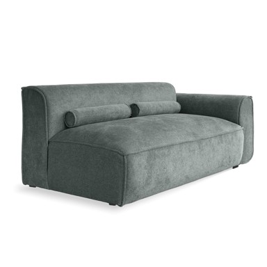 MIUFORM Zelena modularna sjedeća garnitura (s desnim kutom) Flex Felix, 172x96x70,05 cm