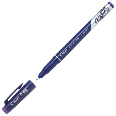 PILOT Flomaster SW-FF-V, Frixion Fineliner, piši-briši, 0,45 mm, ljubičasti