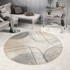 MILA HOME Bež perivi okrugao tepih ø 100 cm Simple Lines 