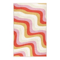 MILA HOME Žuti /ružičasti periv tepih 160x230 cm Creamy Raspberry Swirl