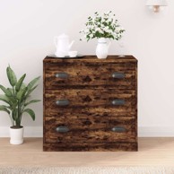 Komoda 70 x 35,5 x 67,5 cm, konstruirano drvo, dimljeni hrast