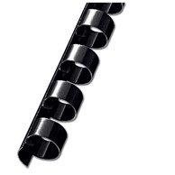 FORNAX Plastična spirala za uvez, 19 mm, 100 komada, crna