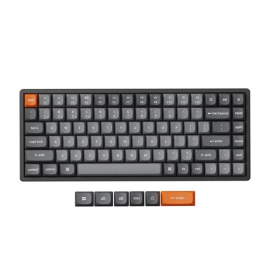 KEYCHRON Bežična mehanička tipkovnica K2 Max QMK, RGB, aluminijski okvir, Super Red