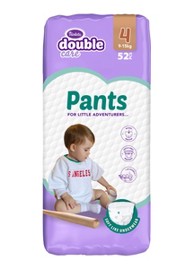 VIOLETA Double Care pants MAXI, veličina 4 (9-15 kg, 52 kom)