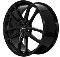 BROCK Aluminijski naplatak B38 8x18 5/108 ET45 sjajna, crna