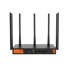 TENDA Router W30E AX3000, Gigabitni Ethernet, dvopojasni (2.4 GHz / 5 GHz), Crna