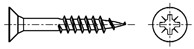 Vijak za drvo inox 5,0x80 A4