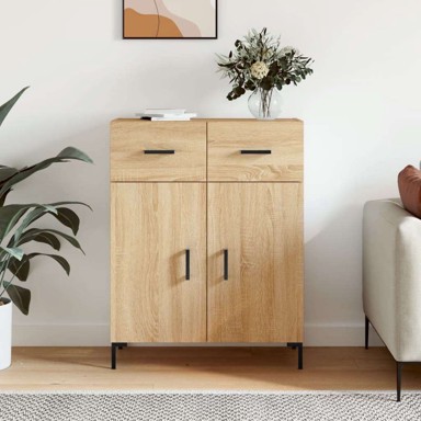 Komoda od konstruiranog drva, 69,5 x 34 x 90 cm, sonoma hrast