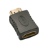 LINDY HDMI Type-A adapter 41232, crni